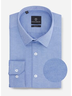 Pako Lorente Pako Lorente Koszula PPLM9-1X-462 Niebieski Slim Fit