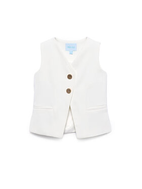 Abel & Lula Abel & Lula Weste 5176 Weiß Regular Fit