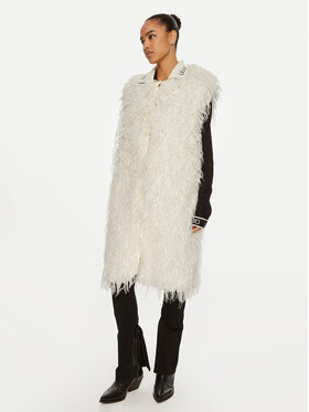 Liu Jo Liu Jo Жилетка за костюм TF4132 E0910 Бял Regular Fit