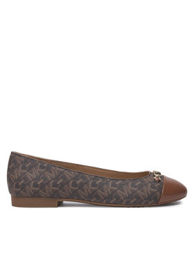 MICHAEL Michael Kors MICHAEL Michael Kors Baleríny Rebecca Flex Empire Monogram 40F4RBFP1B Hnědá