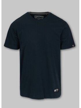 PITBULL PITBULL T-Shirt Koszulka No Logo 20 3XL Granatowy Regular Fit