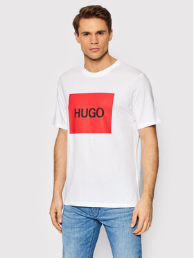 Hugo Hugo T-shirt Dulive 50463322 Blanc Regular Fit
