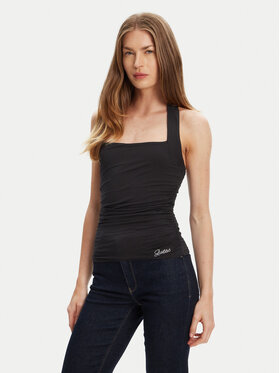 Guess Guess Top W5YP28 KACM2 Crna Regular Fit