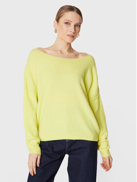American Vintage American Vintage Pull Damsville DAM225H22 Jaune Relaxed Fit