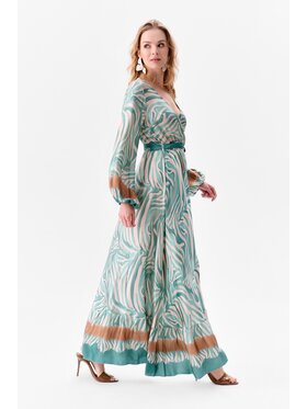 blue shadow blue shadow Sukienka Anex Zielony Regular Fit