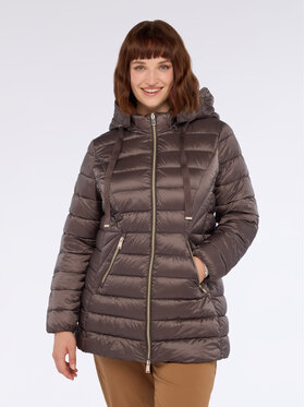 Fiorella Rubino Fiorella Rubino Giubbotto piumino F493T001394N022 Marrone Regular Fit