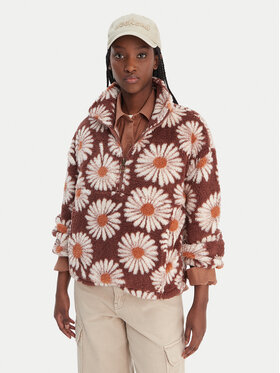 Billabong Billabong Polár kabát Time Off EBJPF00112 Barna Relaxed Fit