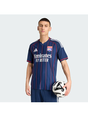 adidas adidas Koszulka techniczna Olympique Lyonnais 25/26 Away Jersey Niebieski jasny Slim Fit