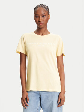 Tommy Hilfiger Tommy Hilfiger T-shirt WW0WW40276 Giallo Regular Fit
