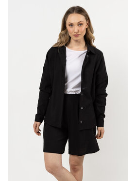 Awama Awama Koszula A724 Czarny Basic Fit