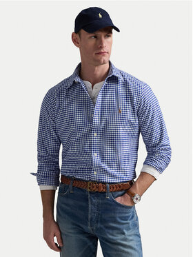 Polo Ralph Lauren Polo Ralph Lauren Marškiniai Core Replen 710792041 Mėlyna Custom Fit