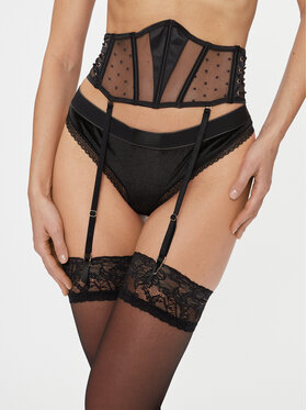 Hunkemöller Hunkemöller Колан за жартиери Lulu 203817 Черен