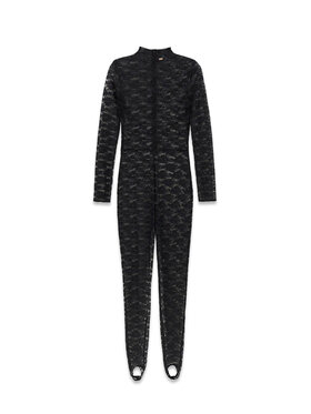 Guess Guess Salopetă O6BK08 K7280 Negru Slim Fit
