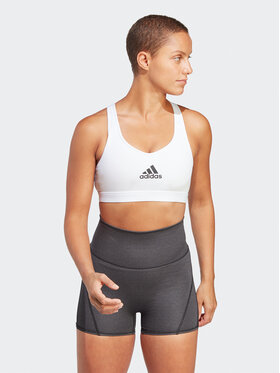 adidas adidas Športová podprsenka PowerReact Train Medium-Support HR2889 Biela