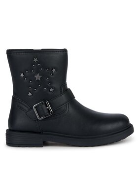 Geox Geox Botki Jr Eclair J369QR 000BC C9999 S Czarny