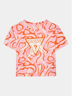 Guess Guess T-shirt J3YI17 K6YW3 Šarena Boxy Fit