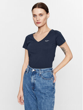 Pepe Jeans Pepe Jeans T-shirt Corine PL505305 Tamnoplava Regular Fit