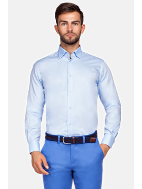 Lancerto Lancerto Koszula Miramar 2 KO051117000294 Błękitny Regular Fit