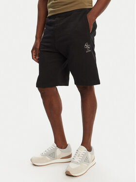 Guess Guess Športové kraťasy M5GD10 KCN01 Čierna Regular Fit