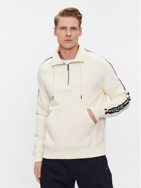 Tommy Hilfiger Tommy Hilfiger Світшот Global Stripe MW0MW33661 Бежевий Regular Fit