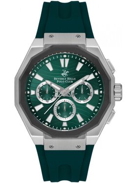Beverly Hills Polo Club Beverly Hills Polo Club Zegarek BP3557X.375 Zielony