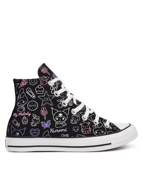 Converse Converse Teniși Chuck Taylor All Star Hi X My Melody Kuromi A24938C Negru