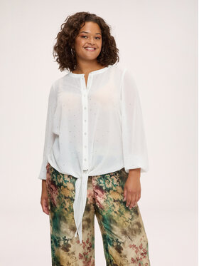 Fiorella Rubino Fiorella Rubino Koszula 5070T001549N011 Biały Regular Fit