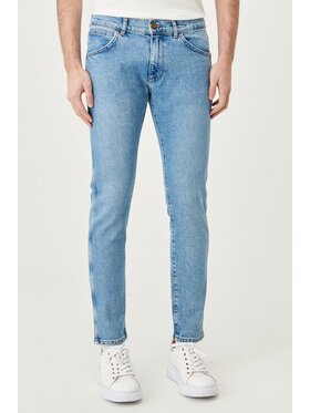 Wrangler Wrangler Jeansy BRYSON Niebieski Skinny Fit