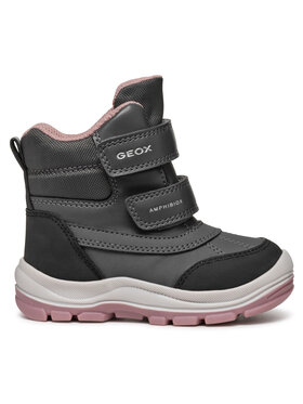 Geox Geox Čizme za snijeg B Flanfil Girl B Abx B463WD 050FU C9A8F S Siva
