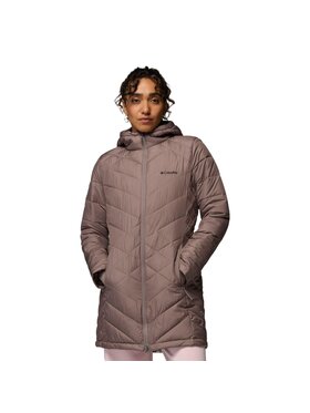 Columbia Columbia Kurtka zimowa Heavenly Long Hooded Jacket 1738161254 Brązowy Regular Fit