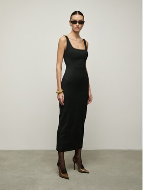 La Mania La Mania Vestito da giorno AMELIE Nero Classic Fit