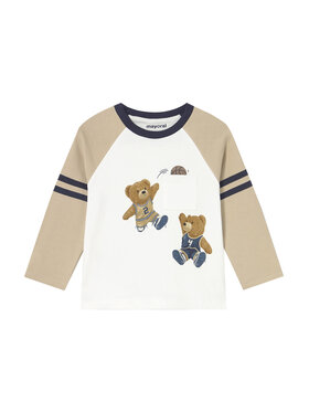 Mayoral Mayoral Bluzka 2059 Beżowy Regular Fit