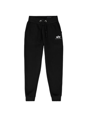 Alpha Industries Alpha Industries Joggery Basic Small Logo Jogger Kids Czarny Regular Fit