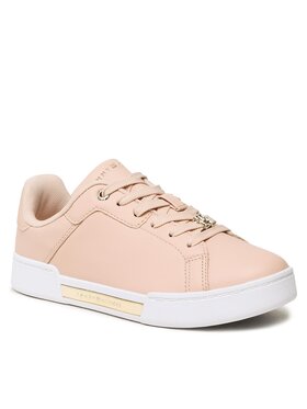 Tommy Hilfiger Tommy Hilfiger Superge Court Sneaker Golden Th FW0FW07116 Roza
