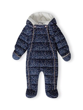 minoti minoti Kombinezon zimowy 21babysnow1 Granatowy Regular Fit