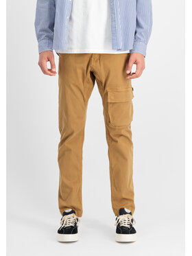 Alpha Industries Alpha Industries Spodnie cargo Lieutenant Pant Beżowy Straight Leg