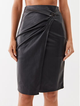 Liu Jo Liu Jo Пола от имитация на кожа CF3145 E0624 Черен Slim Fit