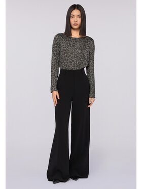 Trussardi Trussardi Pantaloni di tessuto P232A002303N033 Nero Over Fit