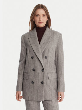 MAX&Co. MAX&Co. Marynarka Iames 2526046084200 Szary Relaxed Fit