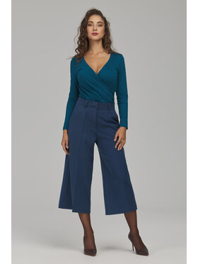 NIFE NIFE Kuloty SD144 Niebieski Wide Leg