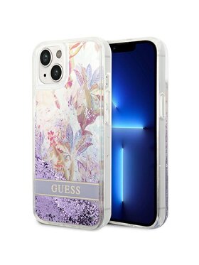 Guess Guess Etui na telefon iPhone 14 Plus Fioletowy