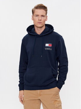 Tommy Jeans Tommy Jeans Bluză Essential Flag DM0DM18418 Bleumarin Regular Fit