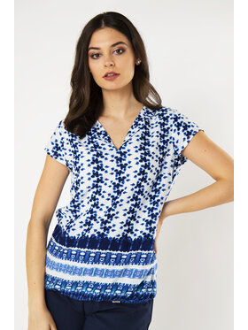 QUIOSQUE QUIOSQUE Bluzka AQUAMARINE SHIRT Kolorowy Regular Fit