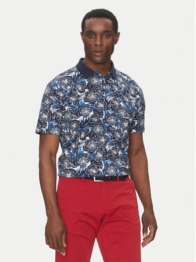Hechter Paris Hechter Paris Polo 74028 151920 Granatowy Regular Fit