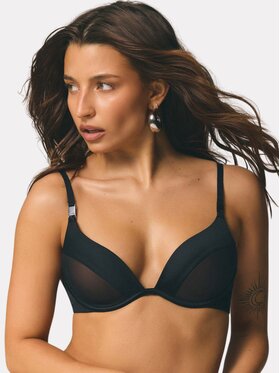 Esotiq Esotiq Biustonosz push-up 45943 Czarny