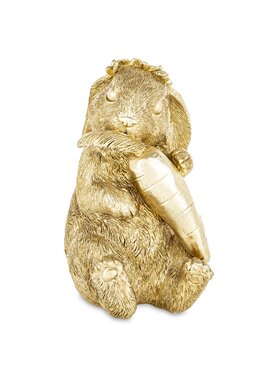 MIAhome MIAhome Figurka króliczka z marchewką KAROTO-3 Złoty