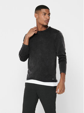 Only & Sons Only & Sons Sweter 22006806 Szary Regular Fit