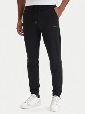 Aeronautica Militare Aeronautica Militare Spodnji del trenirke 261PF0872UF00459 Črna Regular Fit