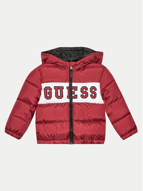 Guess Guess Giubbotto piumino N4YL10 WGB60 Rosso Regular Fit