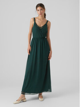 Vero Moda Vero Moda Sukienka letnia Olivia 10298558 Zielony Regular Fit